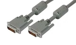 CABLE ASSY, DVI-I DL PLUG-PLUG, 3' CTLDVI-I-MM-3