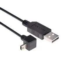 USB CABLE, A PLUG-MINI B R/A PLUG, 19.7" CAA-90DMB5-05M