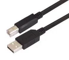 USB CABLE, 2.0 TYP A PLUG-TYP B PLUG, 3M CSUZAB-3M
