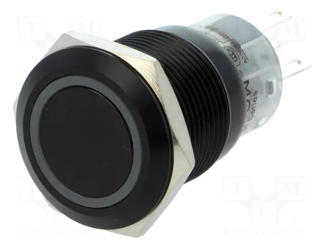 Switch: vandal resistant; Pos: 2; SPDT; 0.5A/220VAC; 1A/24VDC; IP67 ONPOW V19B-11R-12R-S