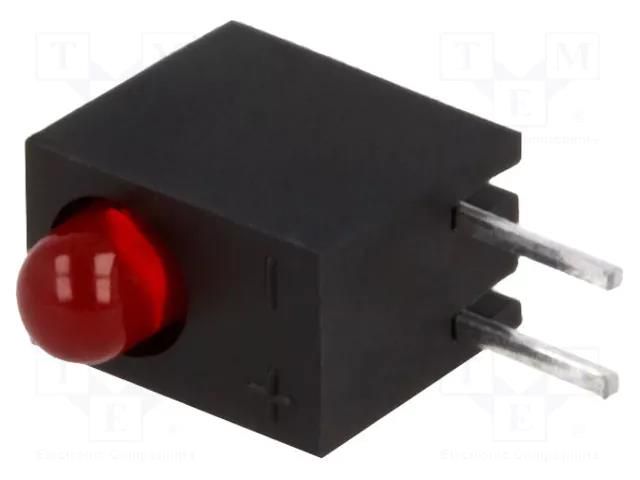 LED; in housing; 3mm; No.of diodes: 1; red; 20mA; Lens: red,diffused KINGBRIGHT ELECTRONIC L-934CB/1SRD
