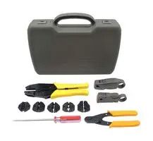 DELUXE CRIMP & STRIP KIT W/ HEX DIES HT-KIT-01