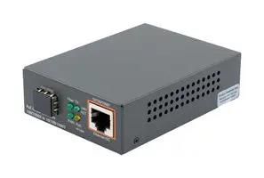ENET MEDIA CONV, 56VDC, DIN RAIL/WALL MC-1GP+SFP