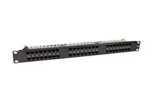 PATCH PANEL, RJ45, 1U, 48 PORT, CAT6 DCP110C6-48