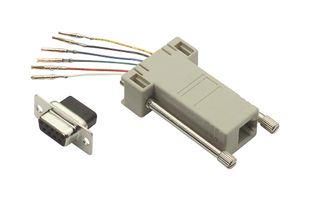 ADAPTER, DB9 RCPT-RJ12 JACK, PANEL RA096F