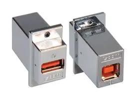 USB ADAPTER, TYP A RCPT-TYP B RCPT ECF504-UABS-HR
