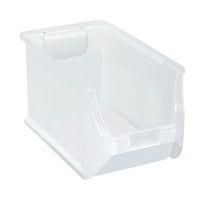 STACKABLE STORAGE BIN, 205X355X200MM/CLR 456285