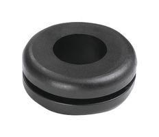 CABLE GROMMET, NYLON 6.6, 19MM, BLACK 633-01010