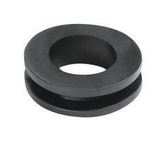 CABLE GROMMET, NYLON 6.6, 18MM, BLACK 633-03050