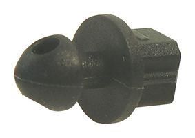 DUST COVER, TOSLINK FEEDTHROUGH, BLACK CP30297