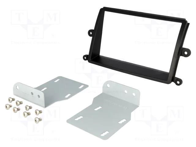 Radio frame; Mitsubishi; 2 DIN; black ACV RAM-40.046