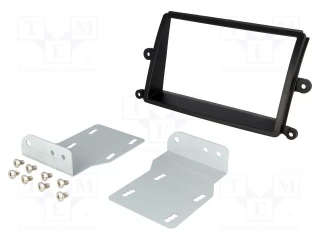 Radio frame; Mitsubishi; 2 DIN; black ACV RAM-40.046