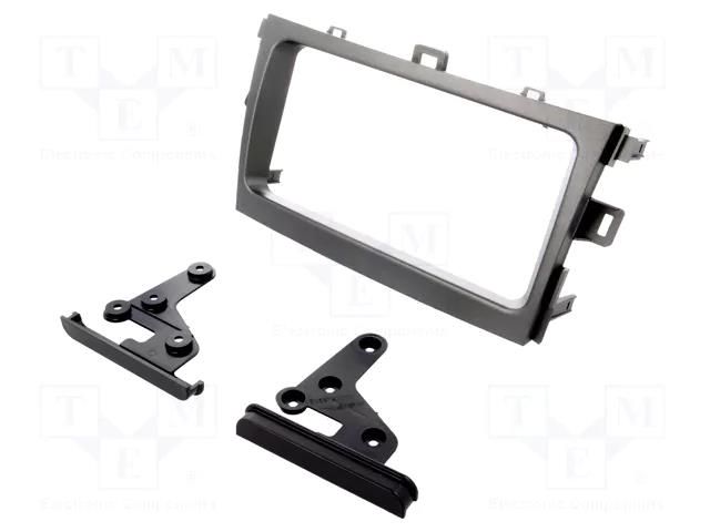 Radio frame; Toyota; 2 DIN; silver METRA RAM-40.057