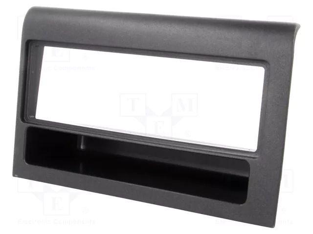 Radio frame; Alfa Romeo,Lancia; 1 DIN; black PER.PIC. RAM-40.062