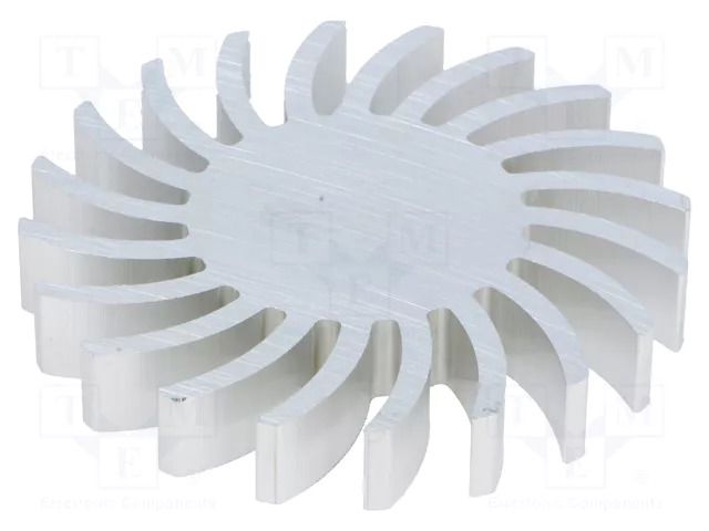 Heatsink; LED; Ø: 70mm; H: 10mm; 2.28K/W FISCHER ELEKTRONIK SK57110AL