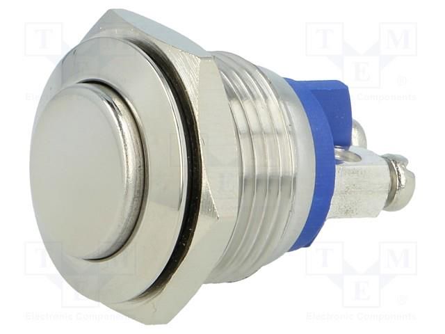 Switch: vandal resistant; Pos: 2; SPST-NO; 0.5A/220VAC; 2A/36VDC ONPOW V16-10H-S