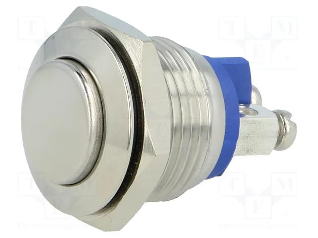 Switch: vandal resistant; Pos: 2; SPST-NO; 0.5A/220VAC; 2A/36VDC ONPOW V16-10H-S