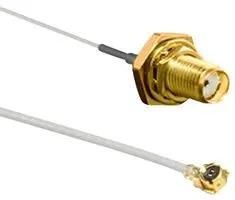 CABLE ASSY, U.FL PLUG-SMA JACK, 100MM CSI-SGFI-100-UFFR