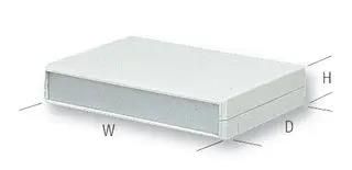 CASE, ABS, GREY, 147X206X40MM 75-38118
