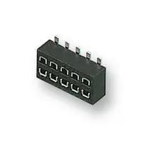SOCKET, DUAL ENTRY, SMT, 10WAY M50-3150542