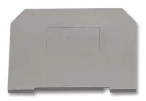 END PLATE, GREY 282-311