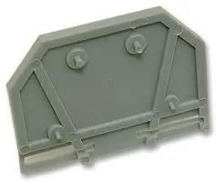 END PLATE, GREY, 4MM WIDE 282-301