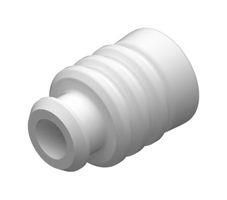 SINGLE WIRE SEAL, 6.8MM CAVITY, WHITE 12186636