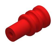 SINGLE WIRE SEAL, 3.6MM CAVITY, RED 15327913