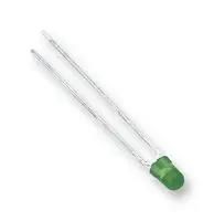 LED, 3MM, GREEN TLHG4205