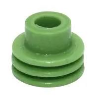 SINGLE WIRE SEAL, 8.5MM CAVITY, GREEN 15363605