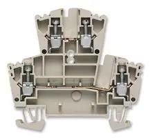 TERMINAL BLOCK, DIN RAIL, 4POS, 12AWG 102150 WDK2.5