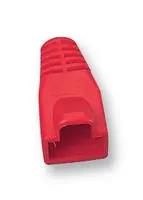 BOOT, RJ45, RED, PK8 RJ45SRB-RED
