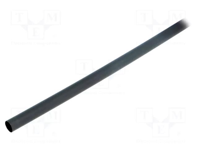 Heat shrink sleeve; 2: 1; 9.53mm; L: 1.2m; black; polyolefine ALPHA WIRE F2213/8-BK103