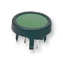 SWITCH, SPST, 0.125A. 48V, GREEN, THT 1241.1104.7095