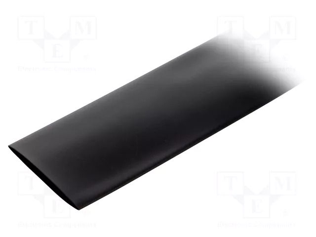 Heat shrink sleeve; 2: 1; 38.1mm; L: 0.15m; black; polyolefine ALPHA WIRE F22111/2-BK070
