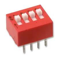 SWITCH, DIL, SLIDE, 4WAY 78B04T