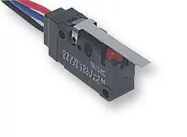 MICROSWITCH, SEALED, 5A, SHORT LEVER D2VW-5L1A-1M