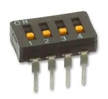 SWITCH, DIL, 4WAY A6D-4100