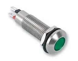 LED INDICATOR, 12VDC, GREEN 524-532-21