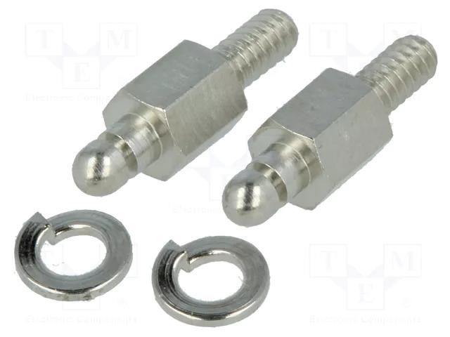 Spring lock set for D-Sub; cable-panel CONEC 16-002190