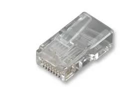 PLUG, RJ, ROUNDED, 8P8C MHRJ458P8CR