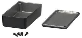 ENCLOSURE, MULTIPURPOSE, ALUM, BLACK 1590B3BK