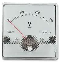 METER, 60X60MM, 0-300V SD60/0-300V