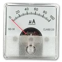 METER, 81X81MM, 0-100UA SD80/0-100UA