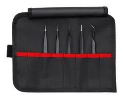 TWEEZER SET, STAINLESS STEEL BODY, 5PC 92 00 01 ESD