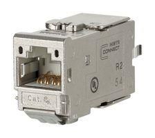 MODULAR CONN, 8P8C, RJ45 JACK, CAT6A 130B11-E