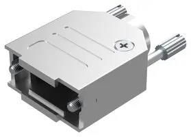 D SUB BACKSHELL, 180 DEG, SIZE DE D9000DTE40/AA