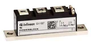 THYRISTOR MODULE, 160A, 1.6KV TD92N16KOFHPSA1