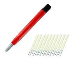 GLASS FIBRE PENCIL, 4MM, W/ 10 REFILL MP012467