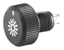 ROTARY POTENTIOMETER, 100K, 1W, CERMET P16NP104MAB15F5